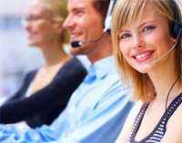 Customer service team